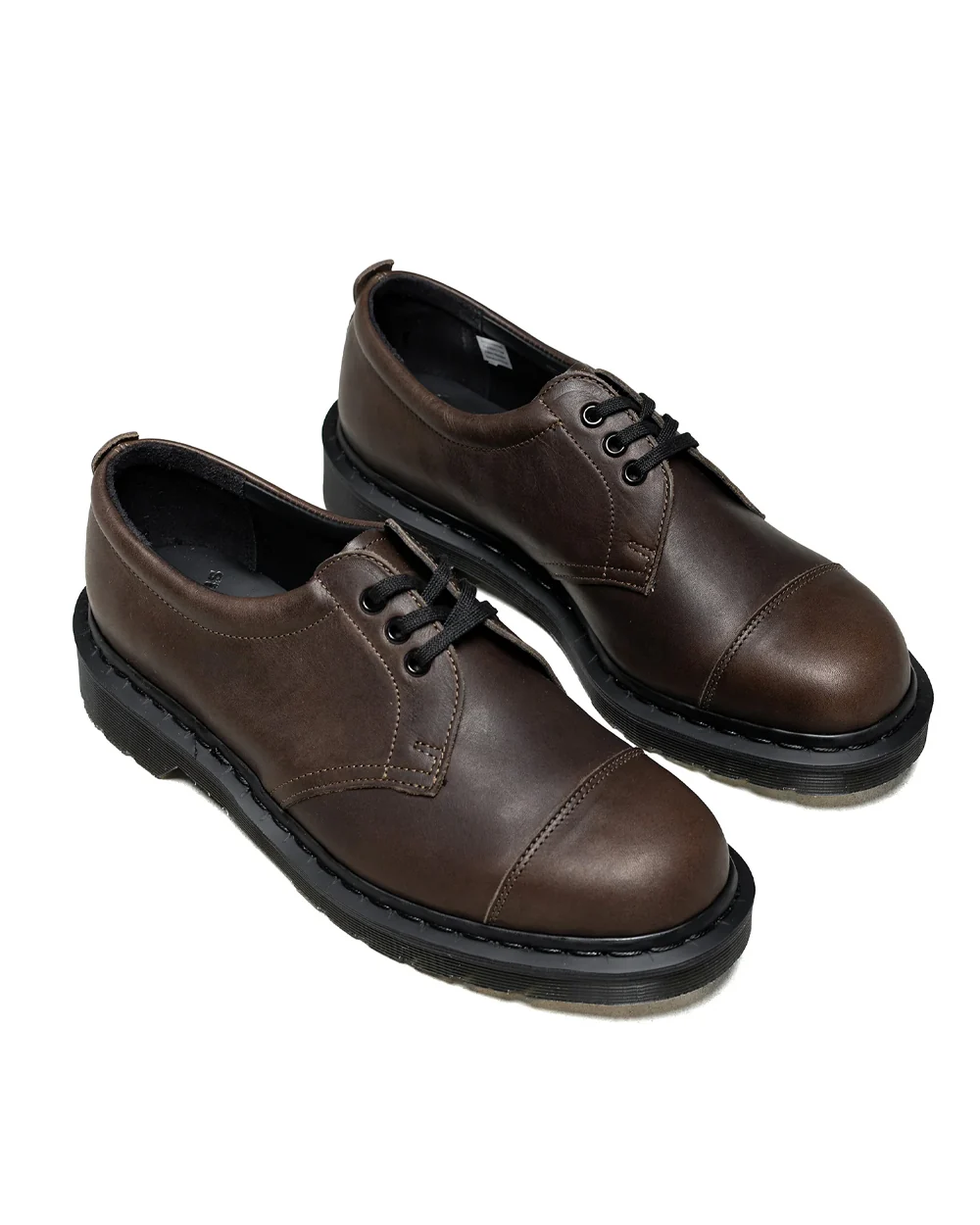1461 MHL x DR. MARTENS / DARK BROWN GRAINED OILED - Image 3