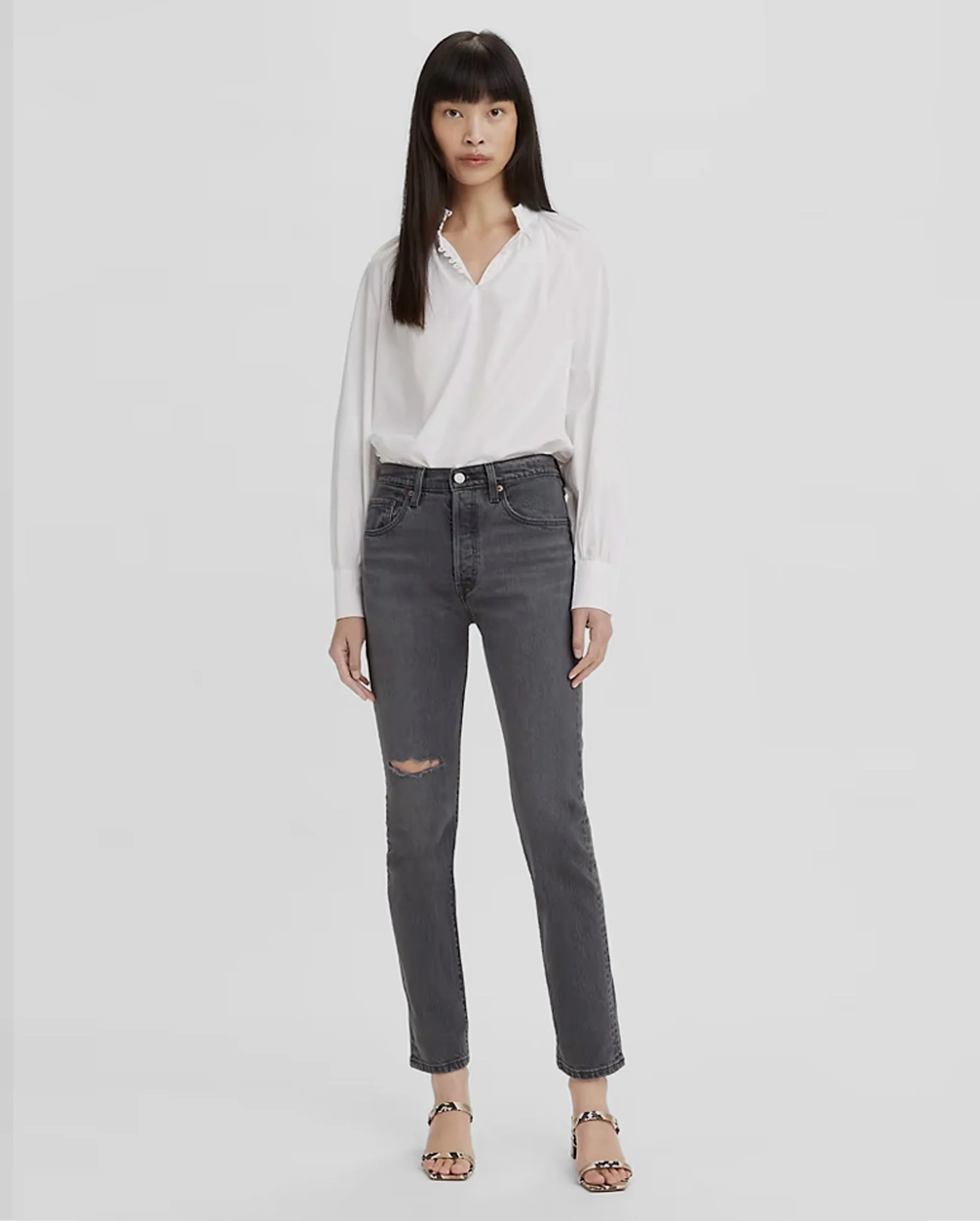 501 SKINNY / WELL WORN BLACK - Image 2