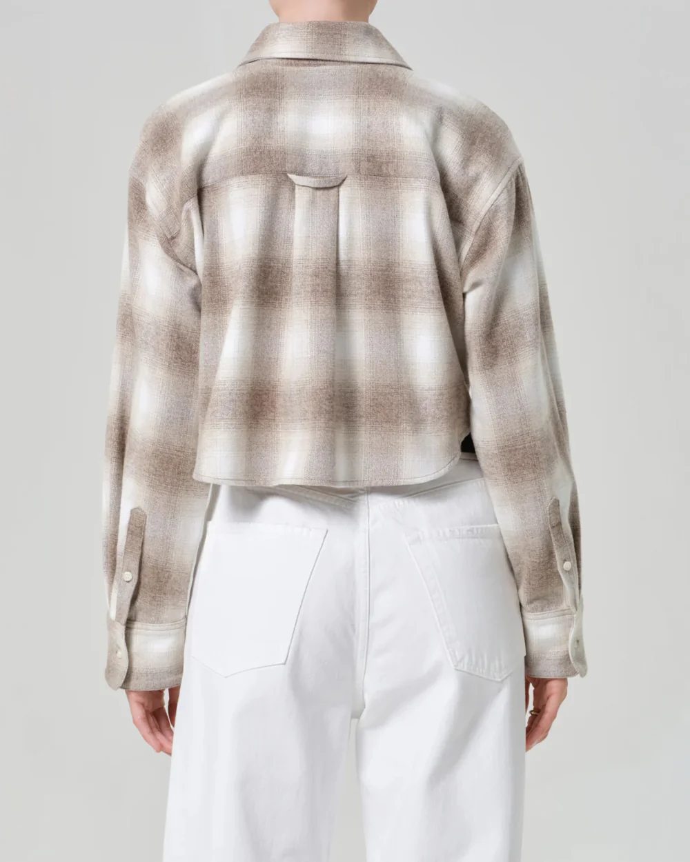 ANA CROPPED SHIRT / SCHIFFER PLAID - Image 2