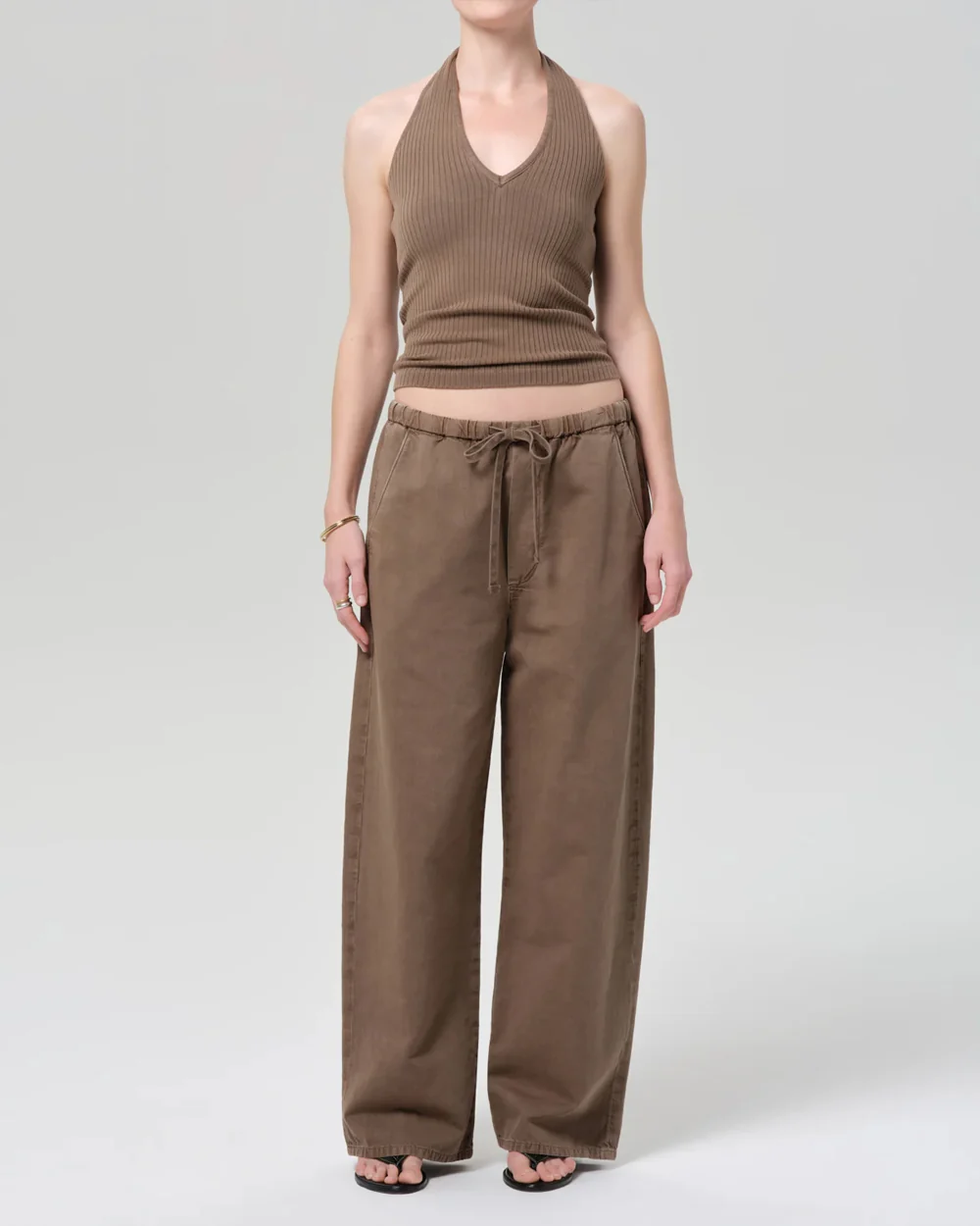 AURORA PULL ON TROUSER / COCOA - Image 2