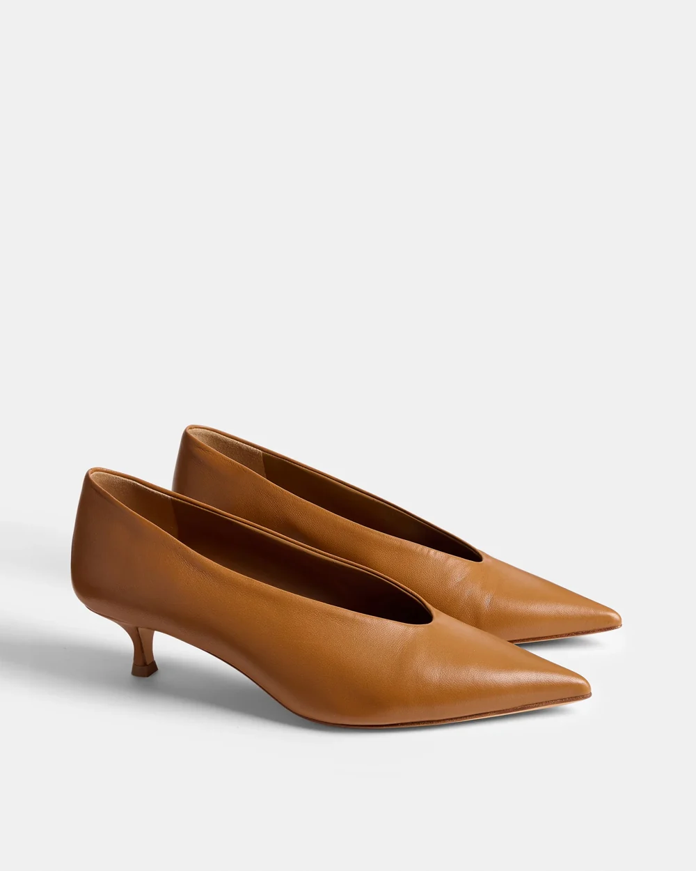 BABOUCHE KITTEN HEEL / CAMEL - Image 3