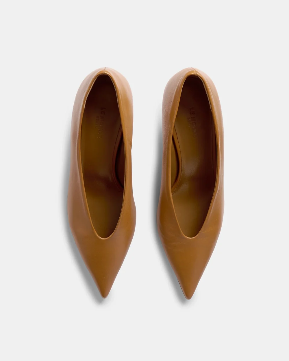 BABOUCHE KITTEN HEEL / CAMEL - Image 4