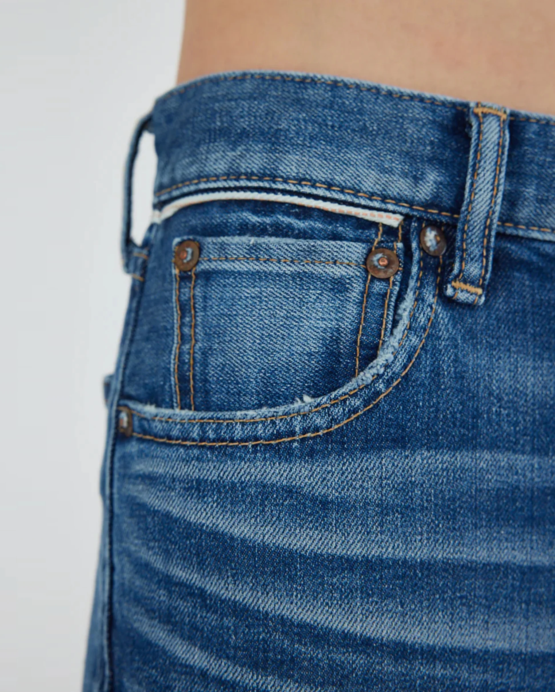 BALLENA HIGH RISE SKINNY / BLUE - Image 5