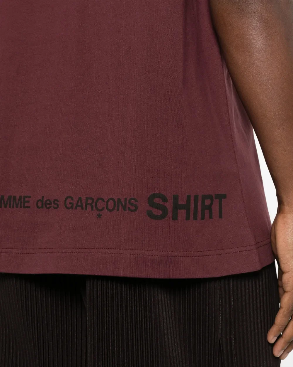 BASIC TEE T2PLA / DARK WINE - Image 3