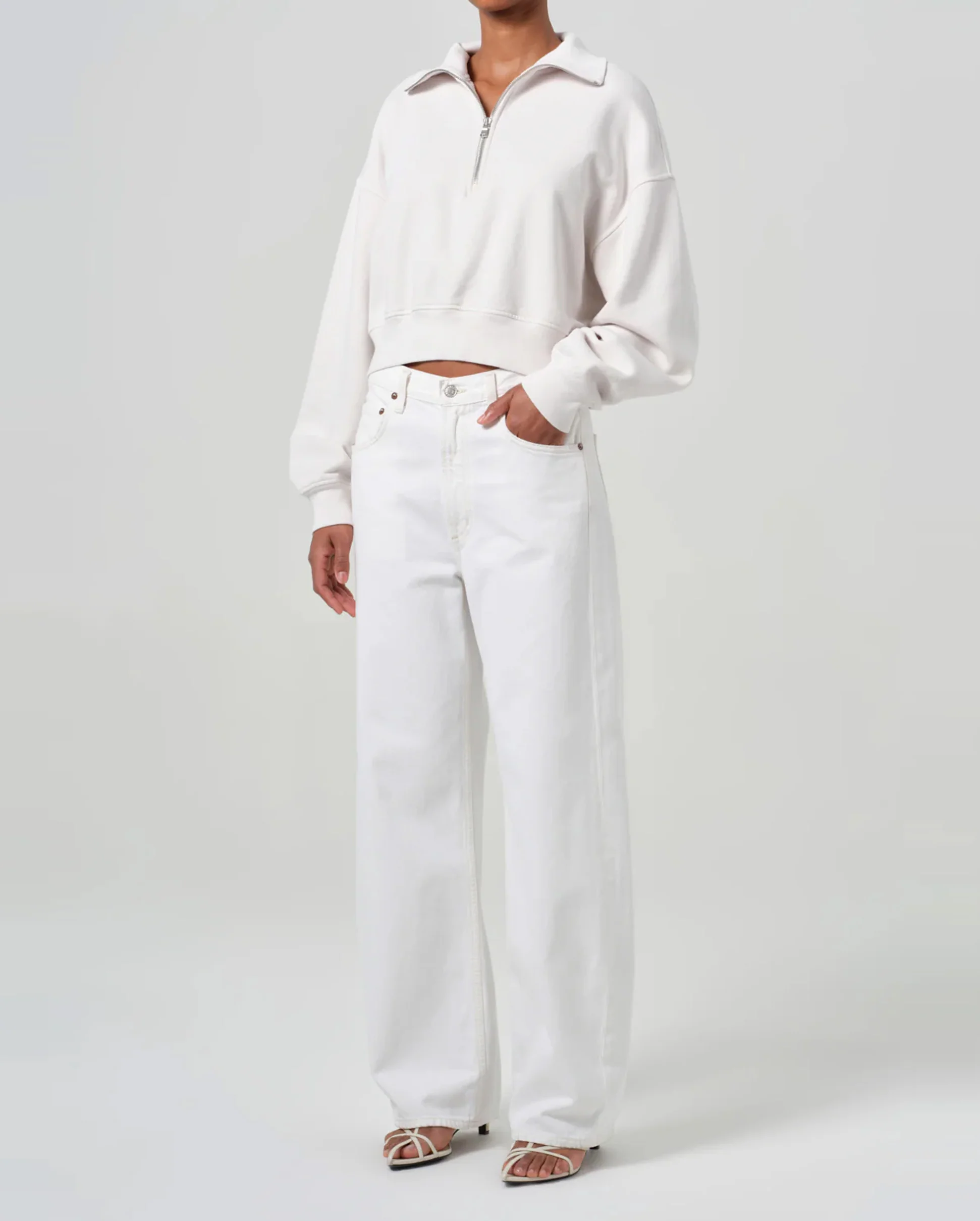BETHAN QUARTER ZIP SWEATSHIRT / WIRED - Image 4