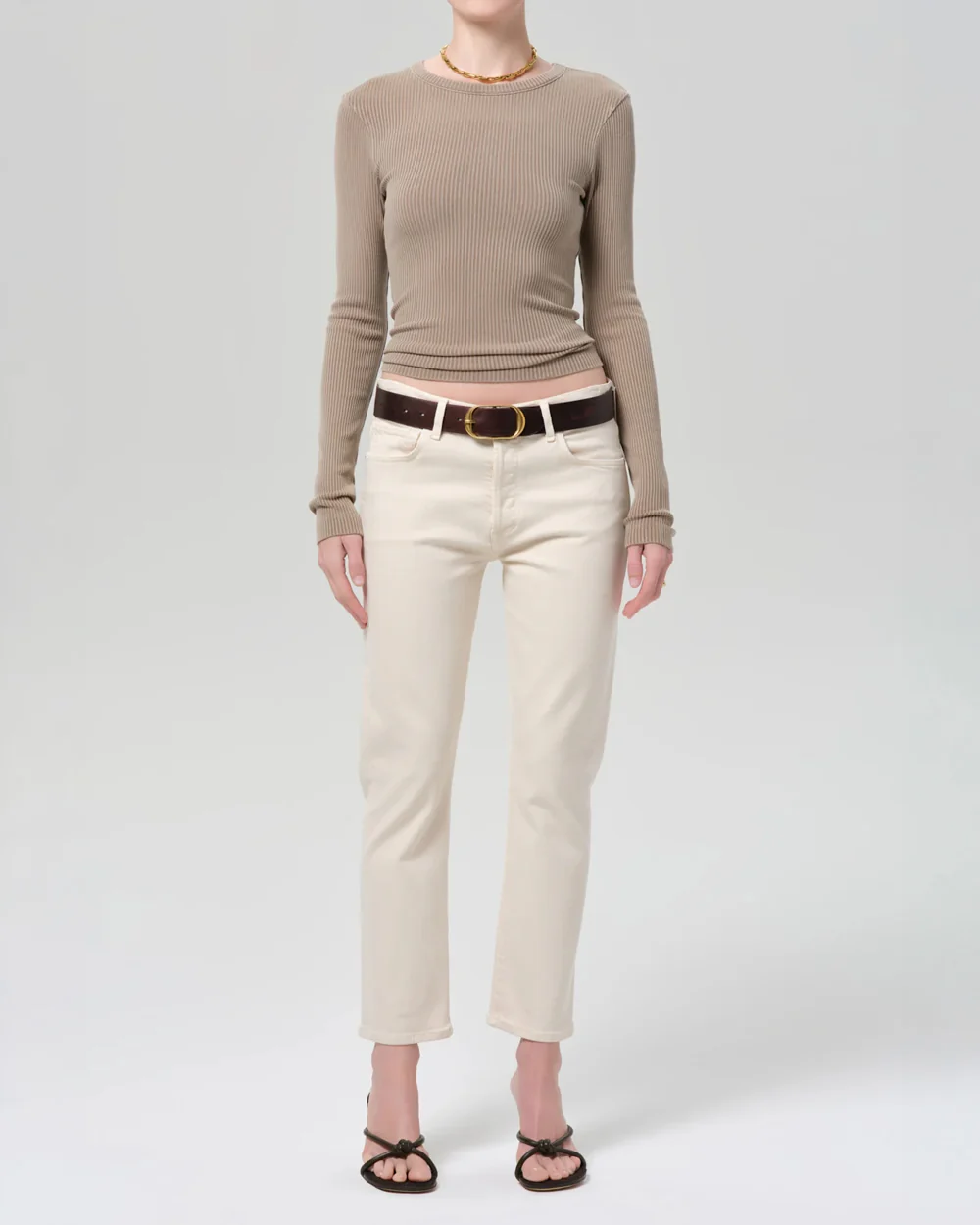 BINA CREWNECK / SAND - Image 5