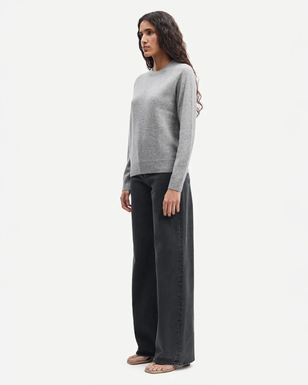 BOSTON O-NECK 6304 / GREY MEL. - Image 3