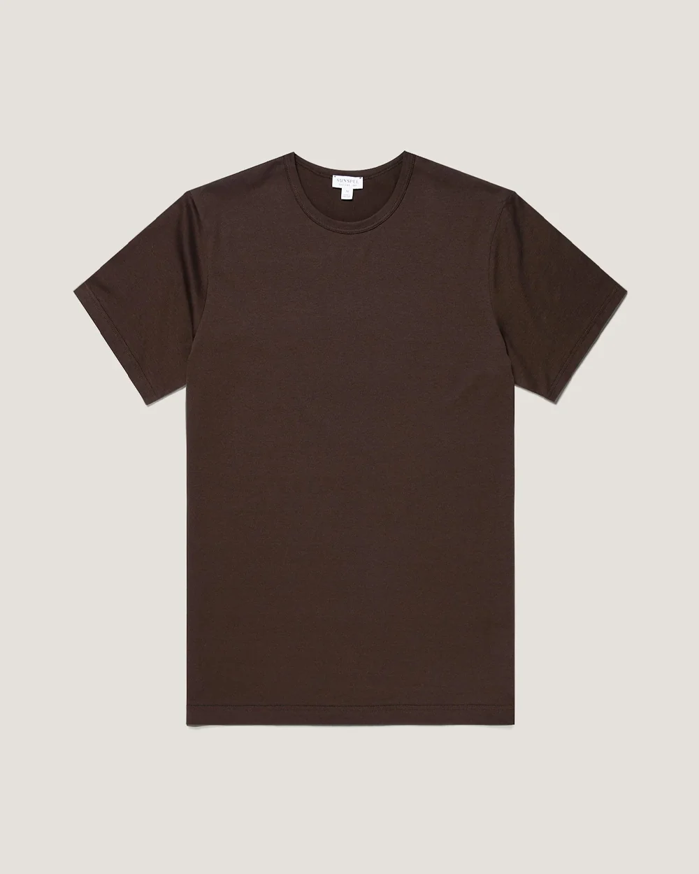 CLASSIC CREW NECK T SHIRT / DARK CHOCOLATE - Image 6