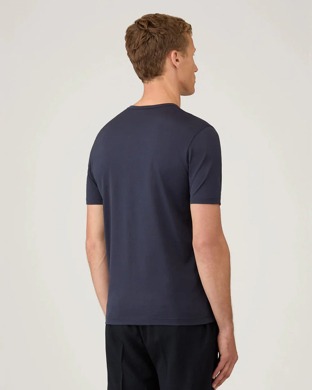 CLASSIC CREW NECK T-SHIRT / NAVY - Image 3