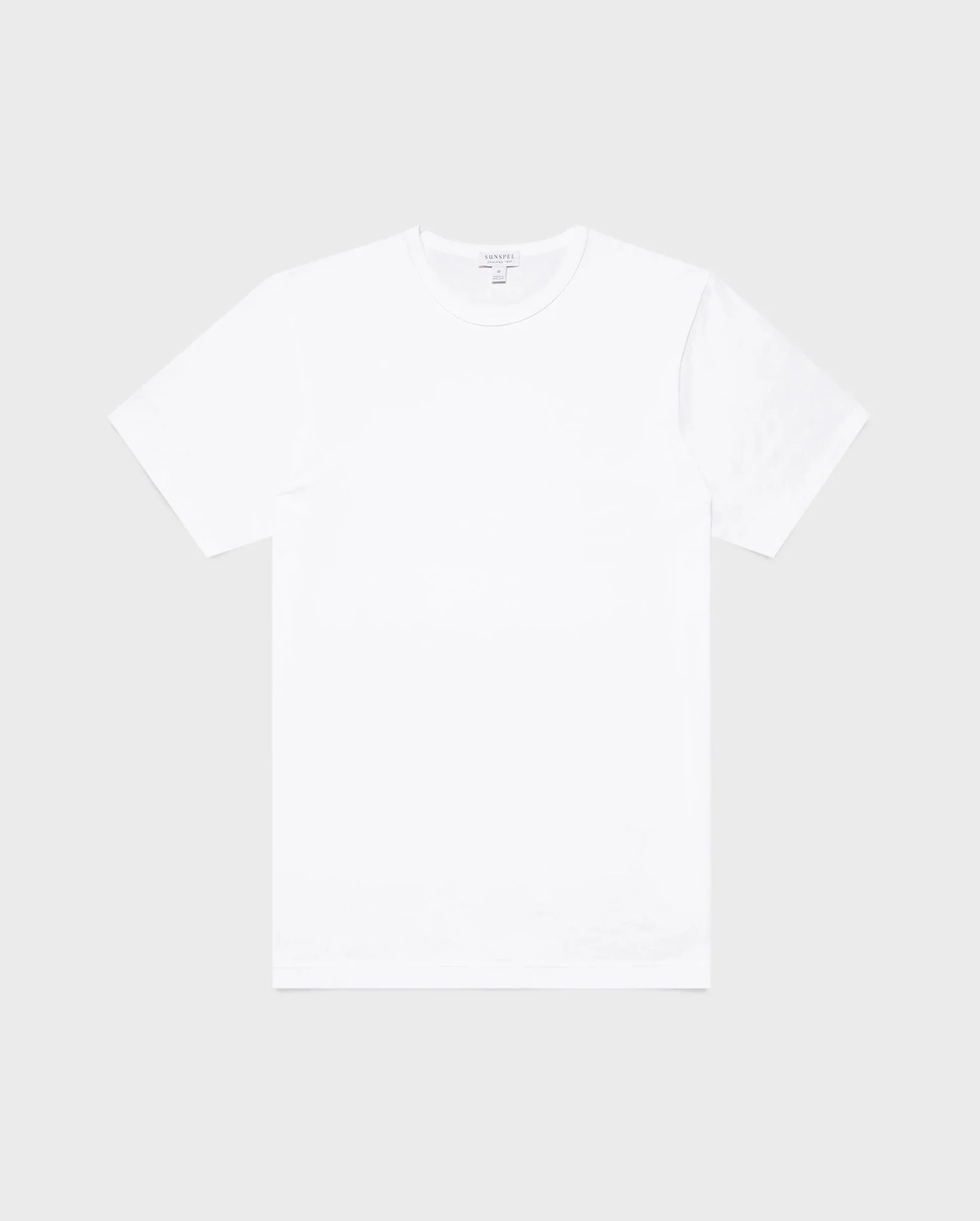 CLASSIC CREW NECK T-SHIRT / WHITE - Image 5