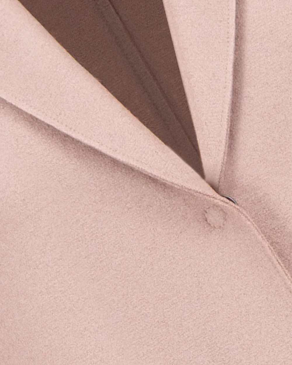 COCOON COAT PRESSED WOOL / ROSE - Image 5