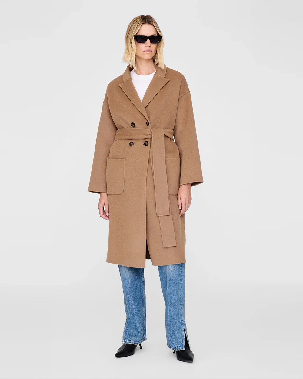 DYLAN COAT / CAMEL CASHMERE BLEND - Image 3