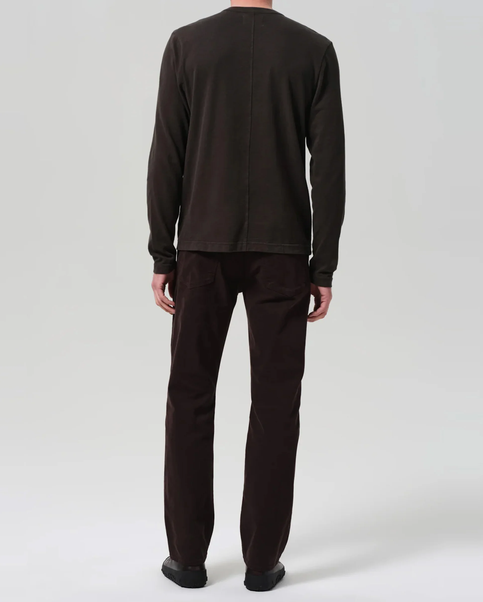 ELIJAH RELAXED STRAIGHT CASHMERE TOUCH / TOAST - Image 3