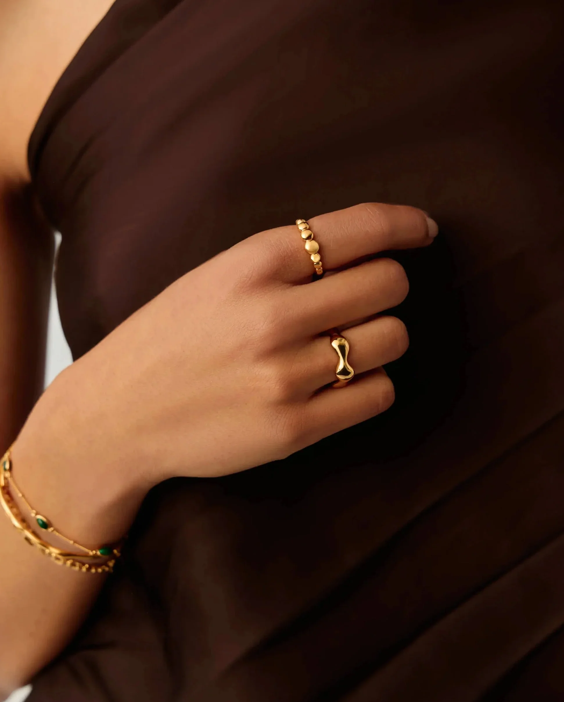 ENY LEE PARKER STACKING RING / GOLD - Image 5