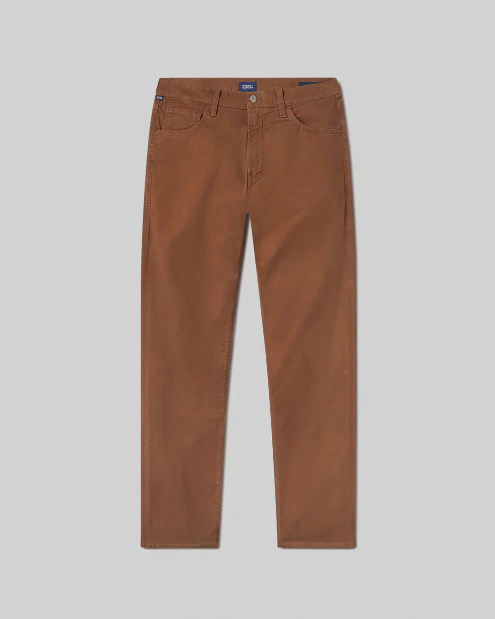 GAGE CLASSIC STRAIGHT FIT CASHMERE TOUCH SATEEN / COGNAC - Image 6