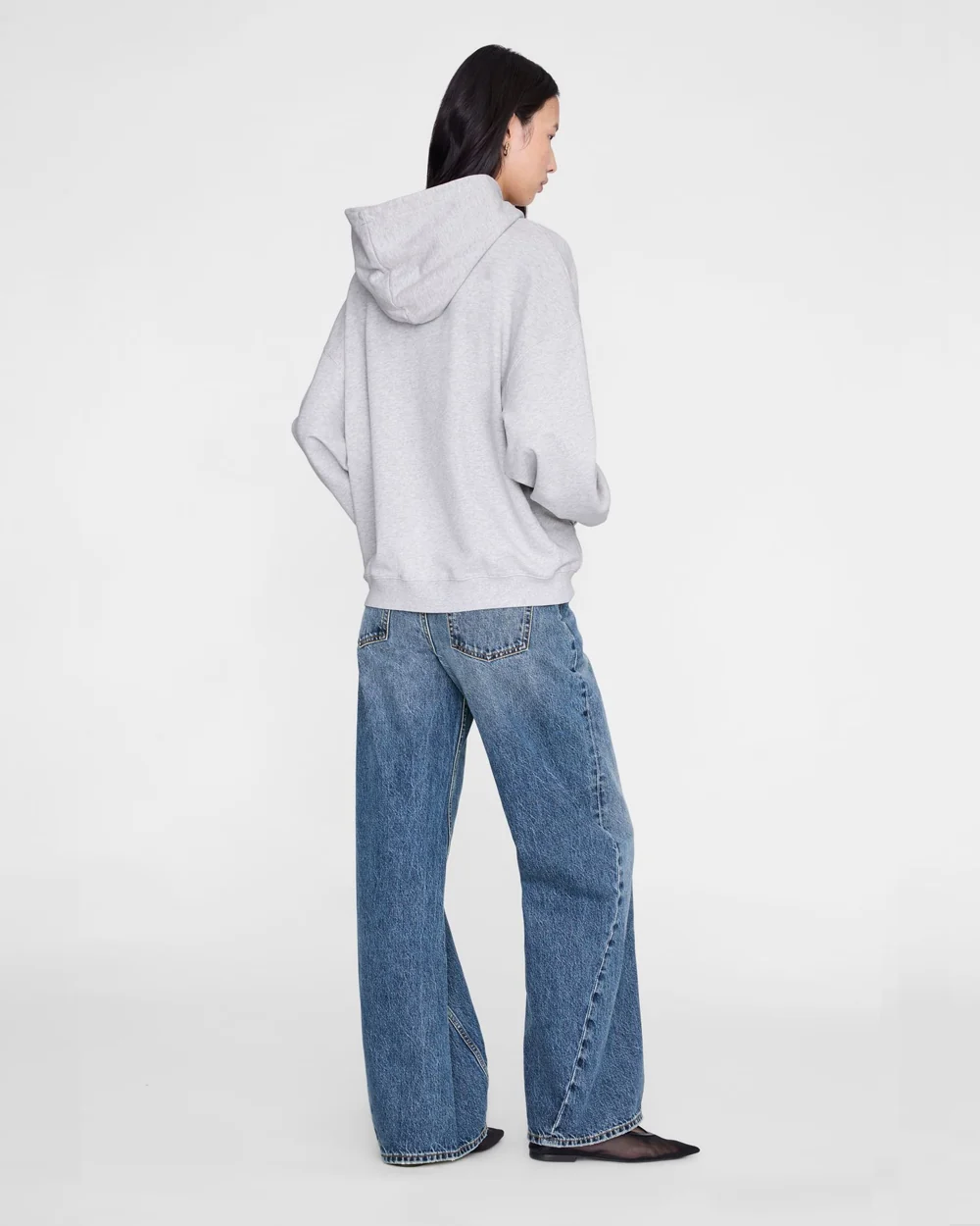 HARVEY SWEATSHIRT PARIS STENCIL / HEATHER GREY - Image 2