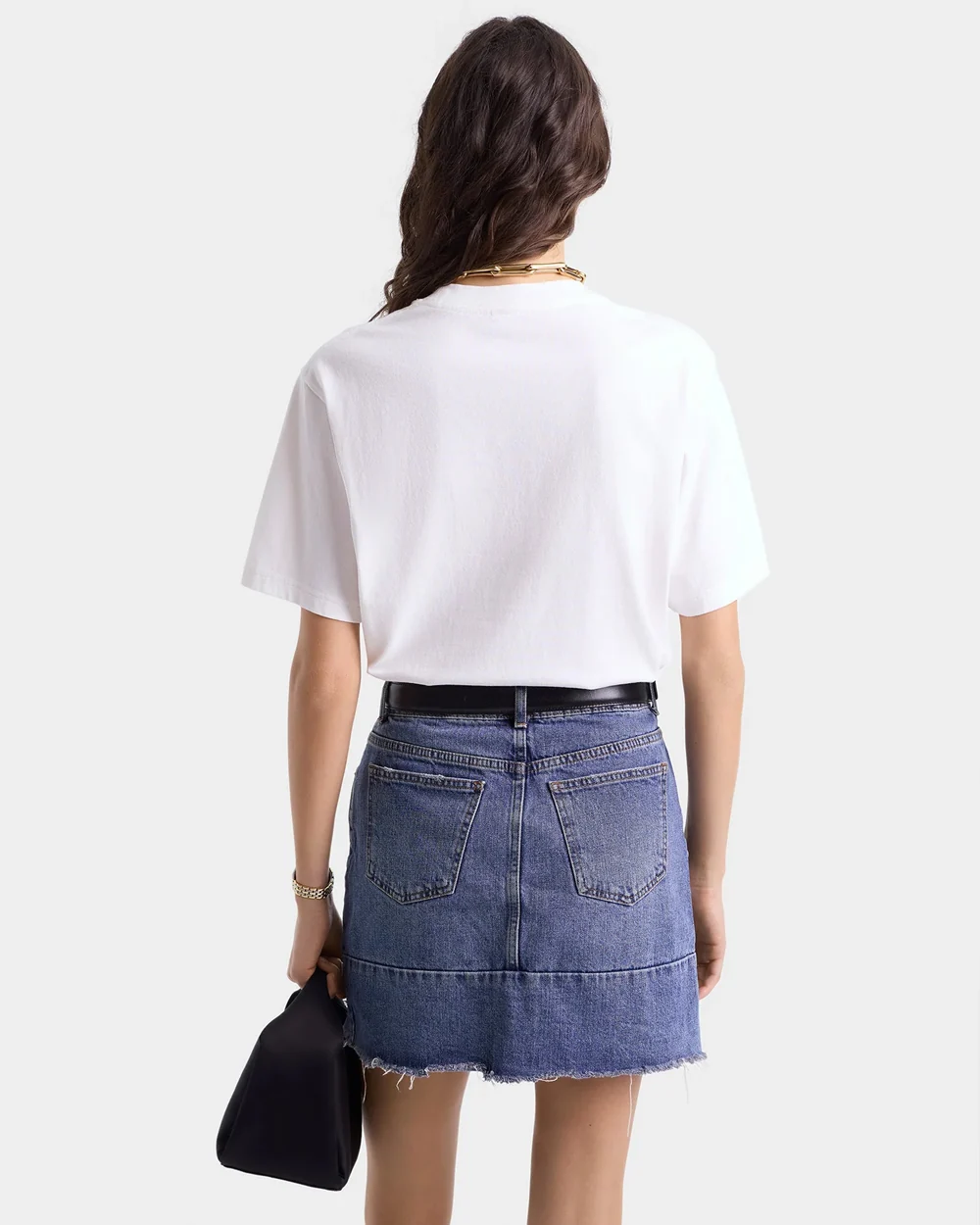 H&W CREST TSHIRT / WHITE/NAVY - Image 3