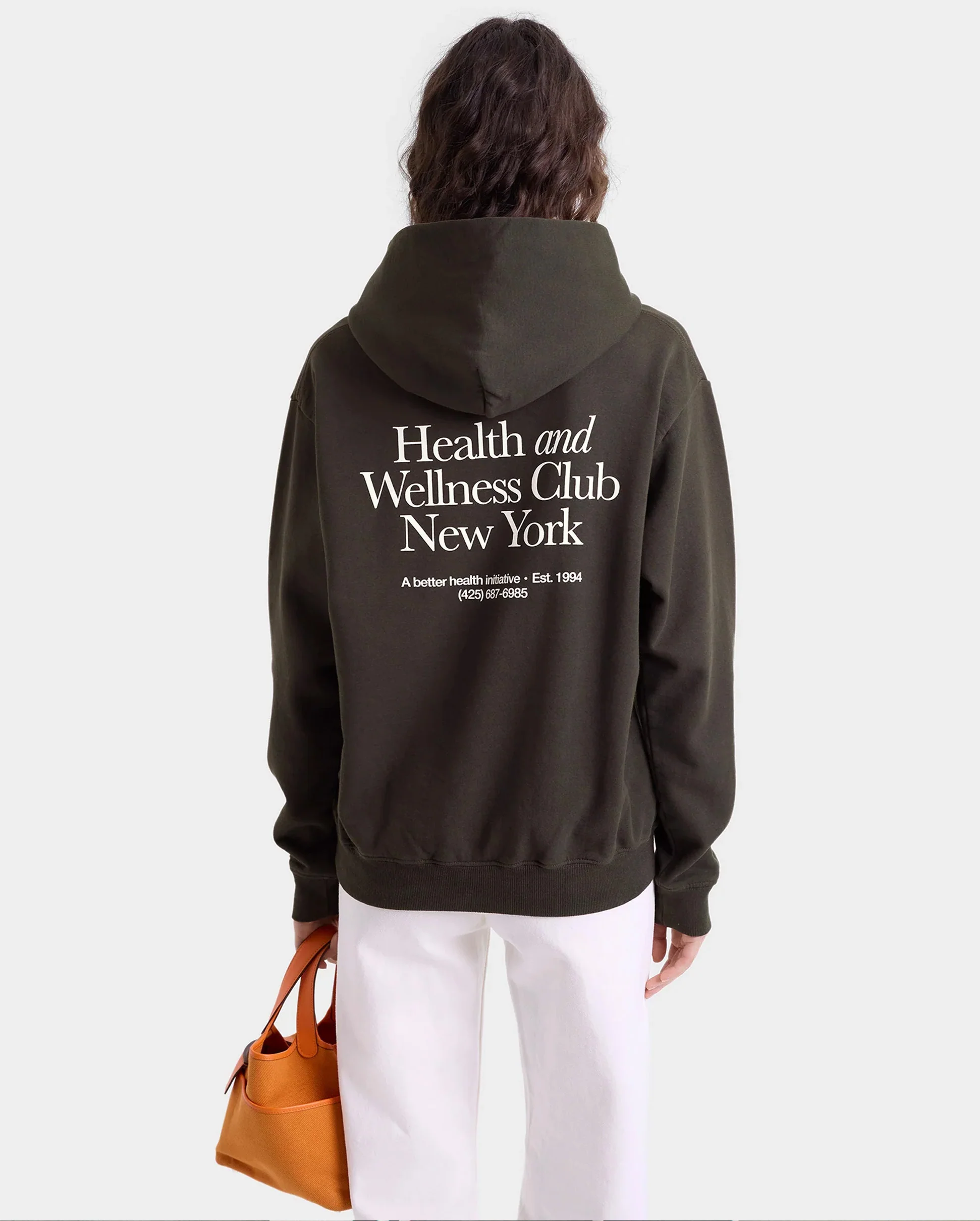 HWCNY HOODIE / FADED BLACK WHITE - Image 2