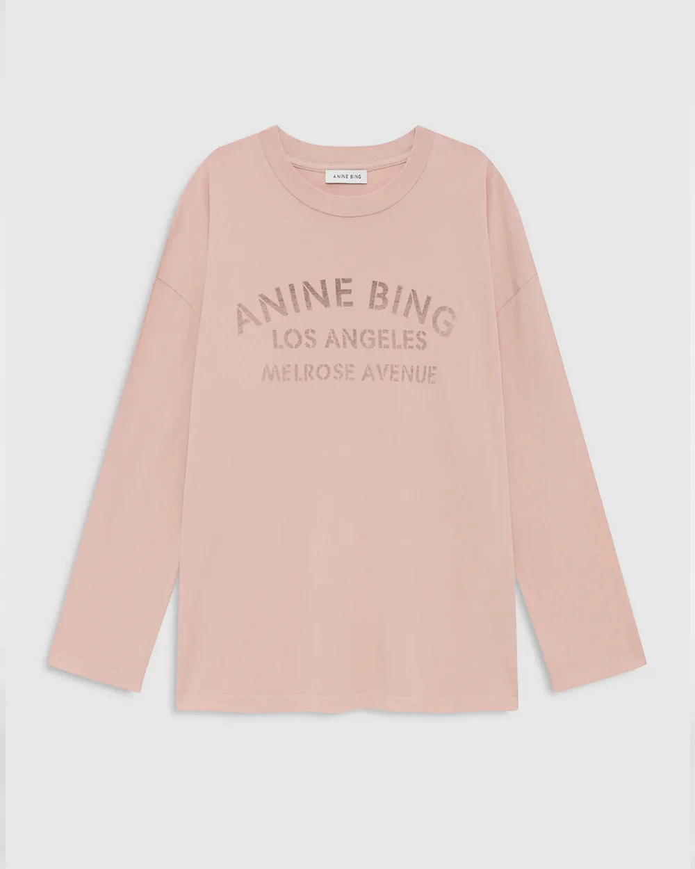 IVAN LONG SLEEVE MELROSE STENCIL / WASHED BLUSHED - Image 2