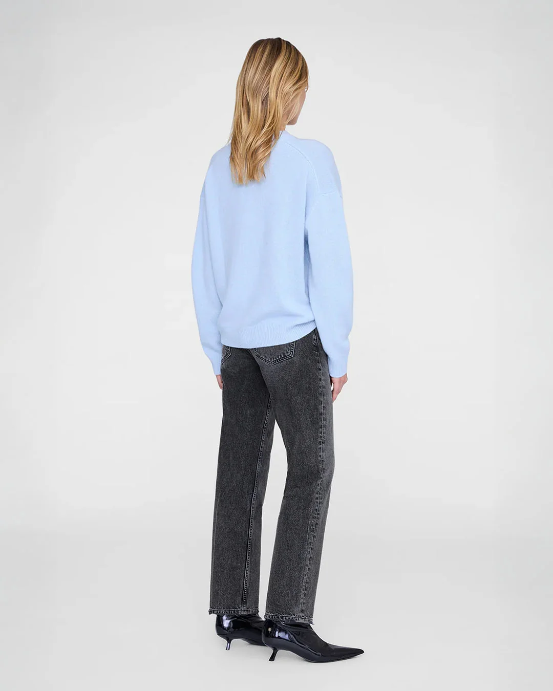 LEE CREW SWEATER / PALE BLUE - Image 2