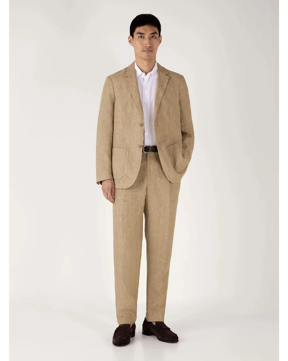 LINEN BLAZER / DUNE MELANGE - Image 2