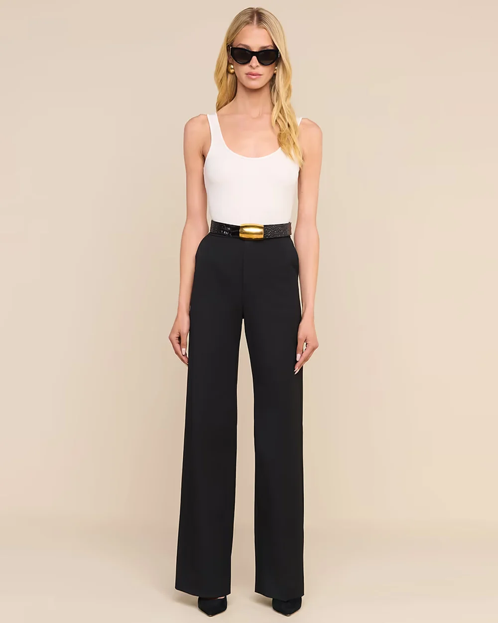 LIVVY STRAIGHT LEG TROUSER / BLACK - Image 2