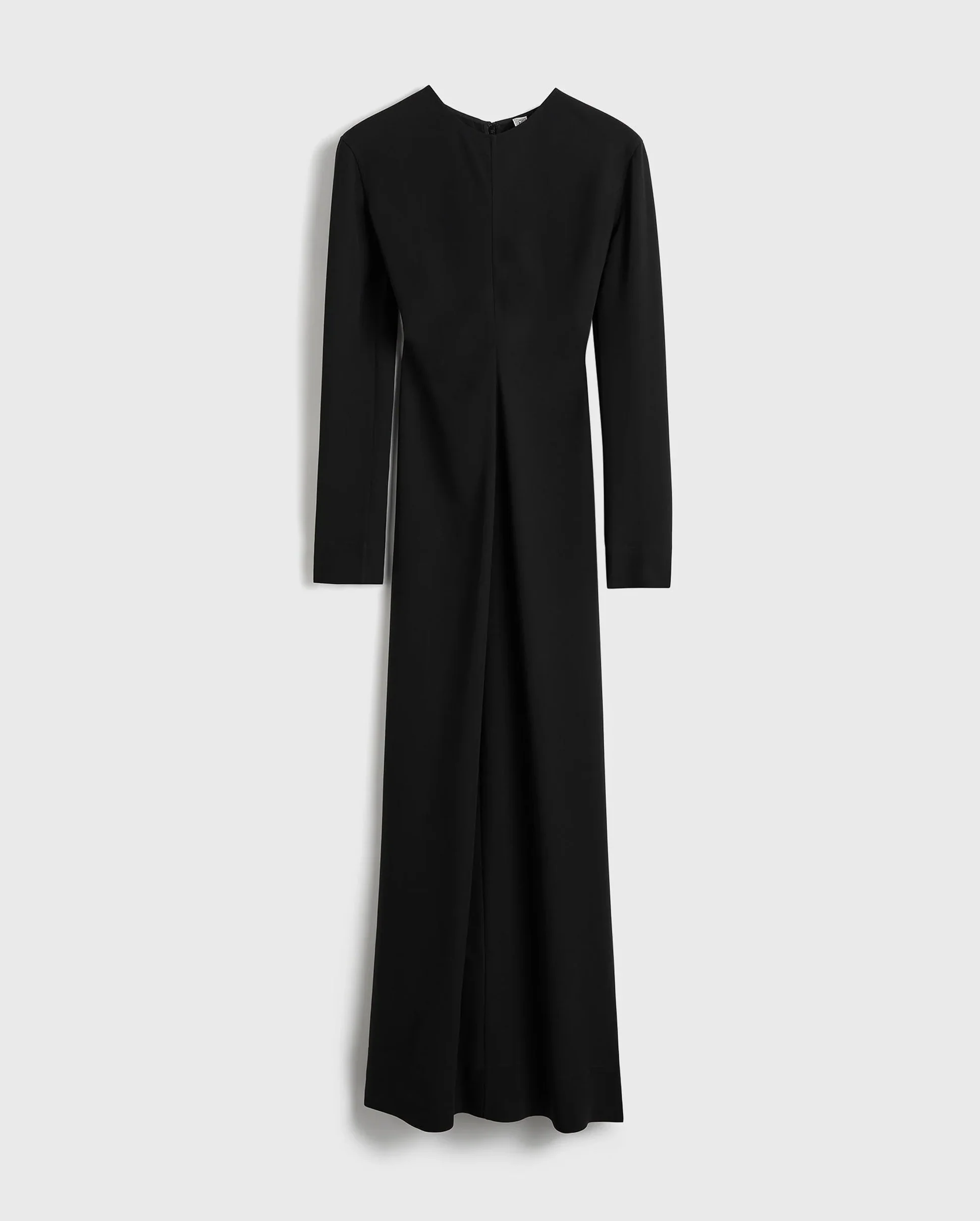 LONG SLEEVE SLOUCH WAIST DRESS / BLACK - Image 5