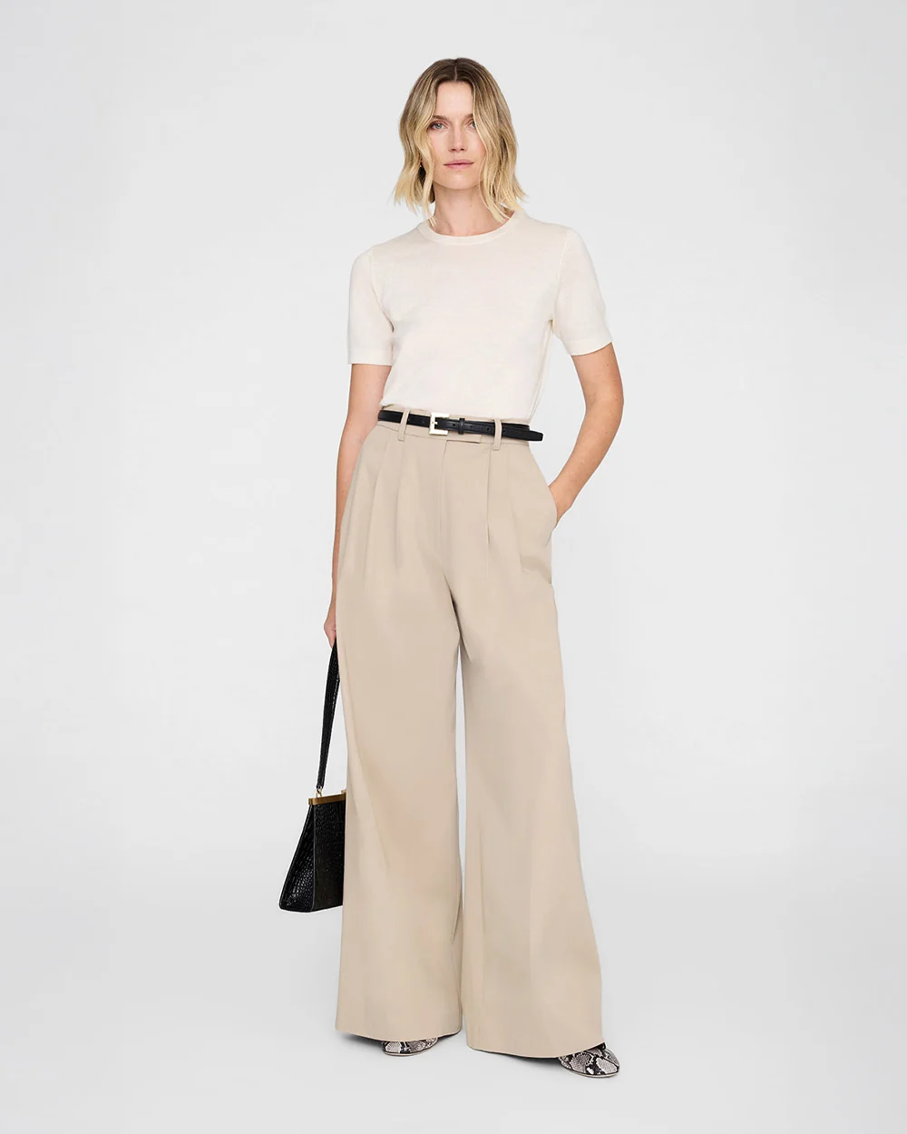 LOU TROUSER / BEIGE - Image 2