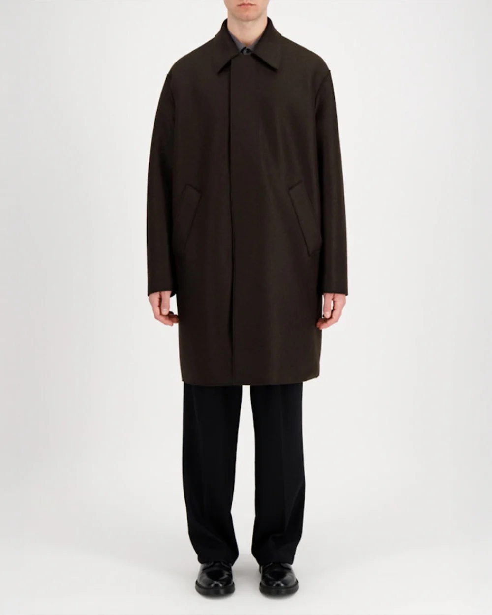 MAC COAT SCUBA / DARK BROWN