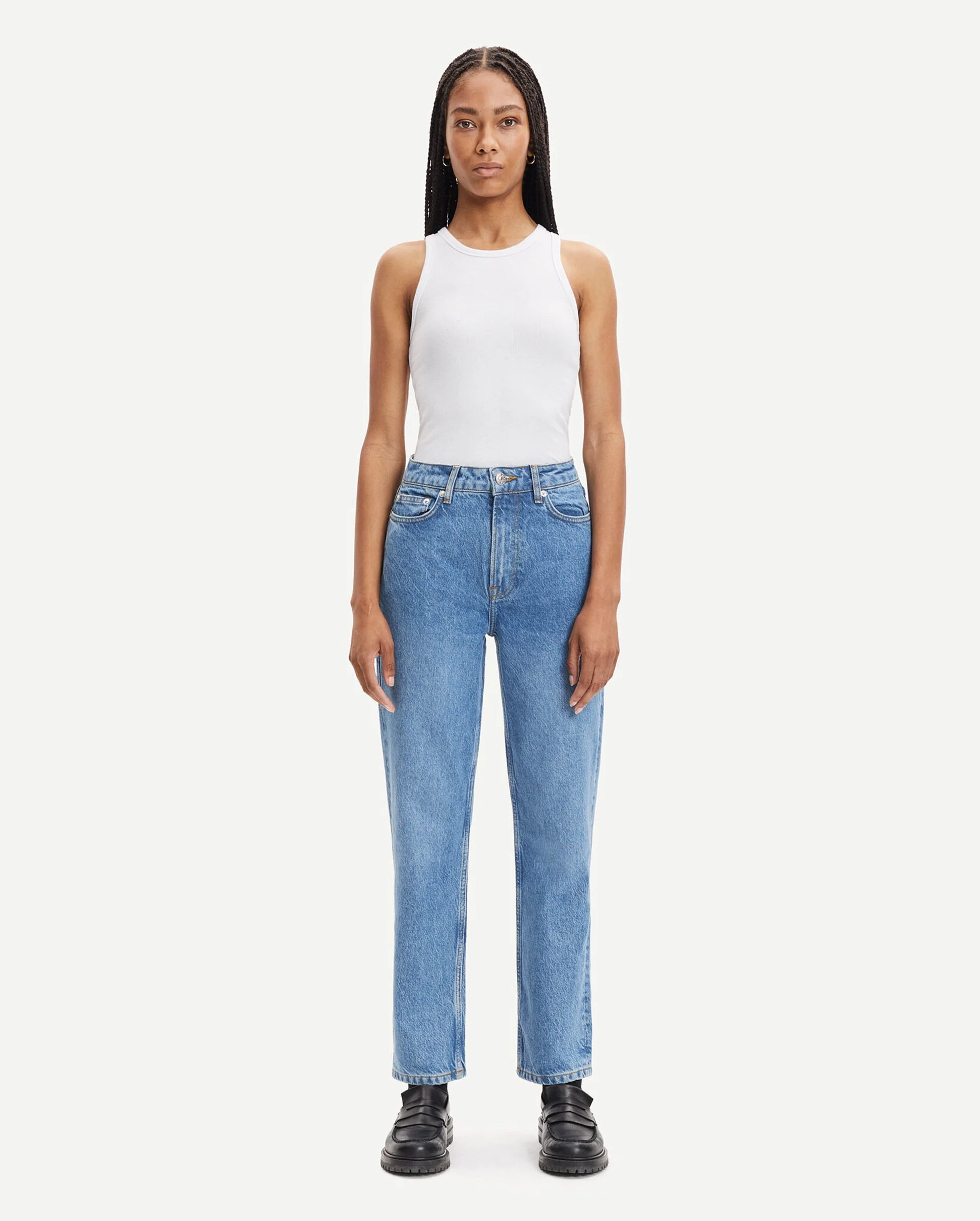 MARIANNE JEANS 13024 / MID BLUE - Image 2
