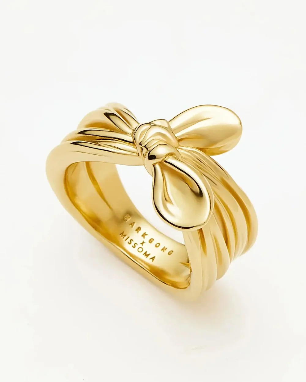 MARK GONG BOW STATEMENT RING / GOLD - Image 3