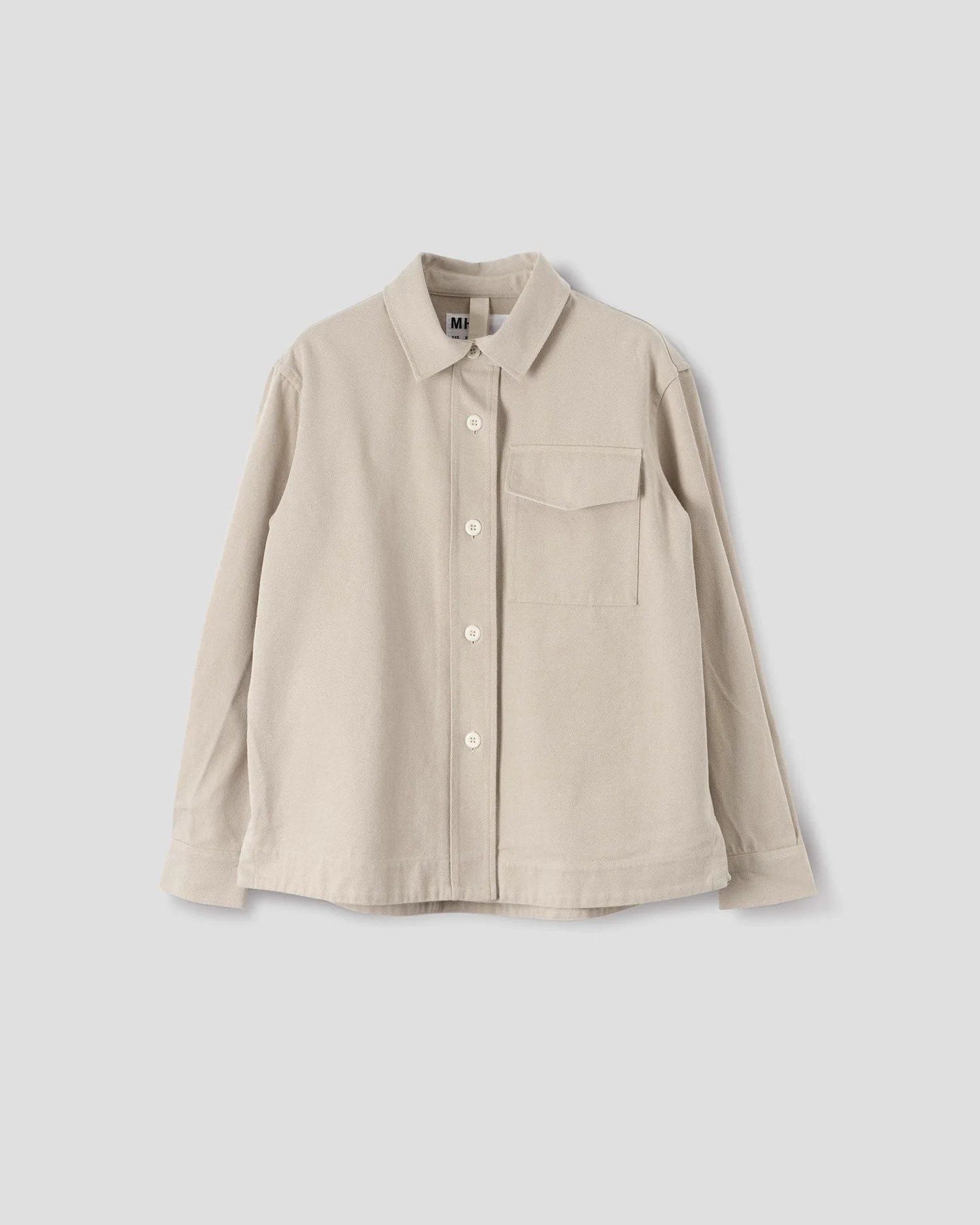 MHL SINGLE POCKET OVERSHIRT / BONE - Image 4
