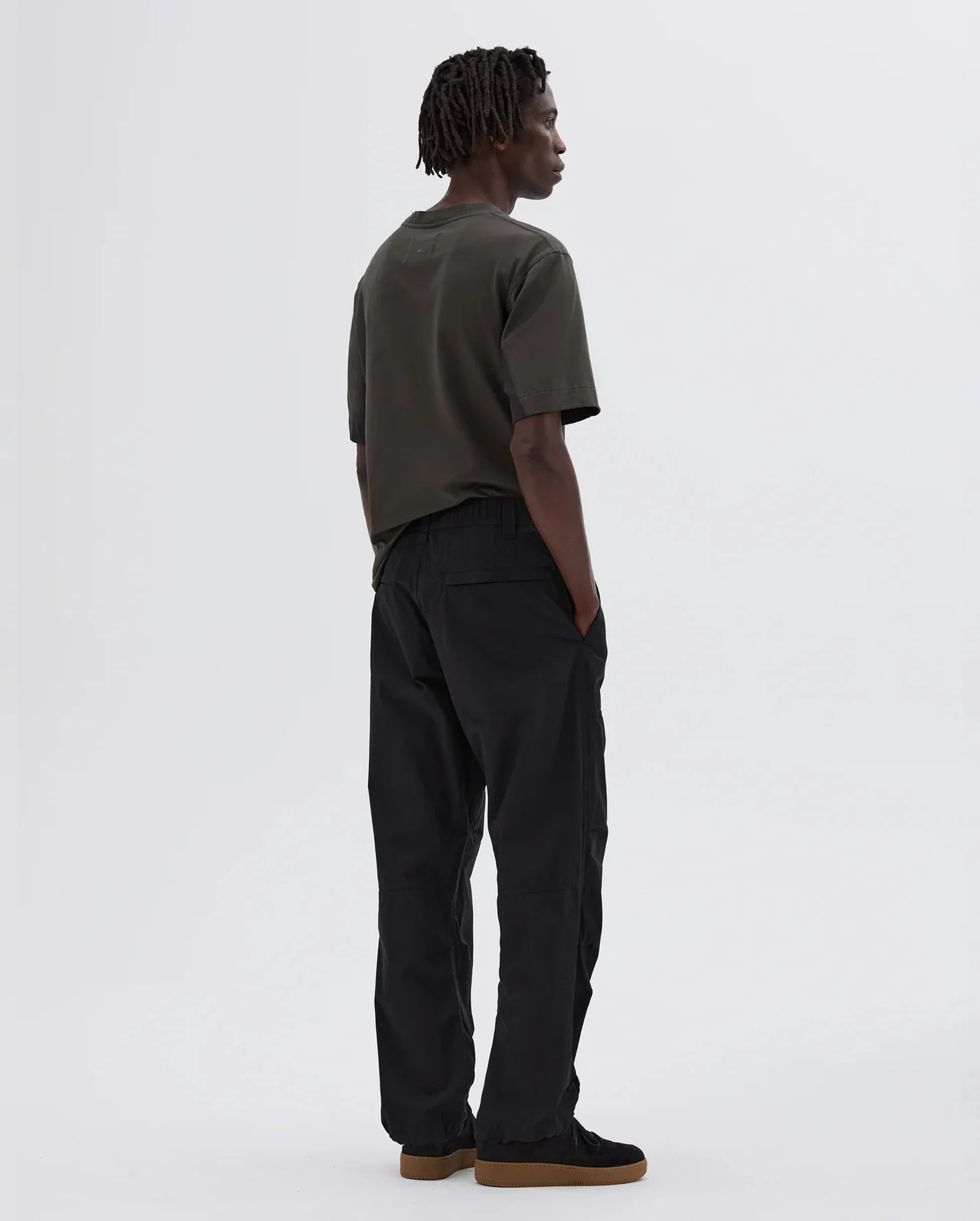 MHL TREKING TROUSER COTTON BLEND CORDURA / BLACK - Image 3