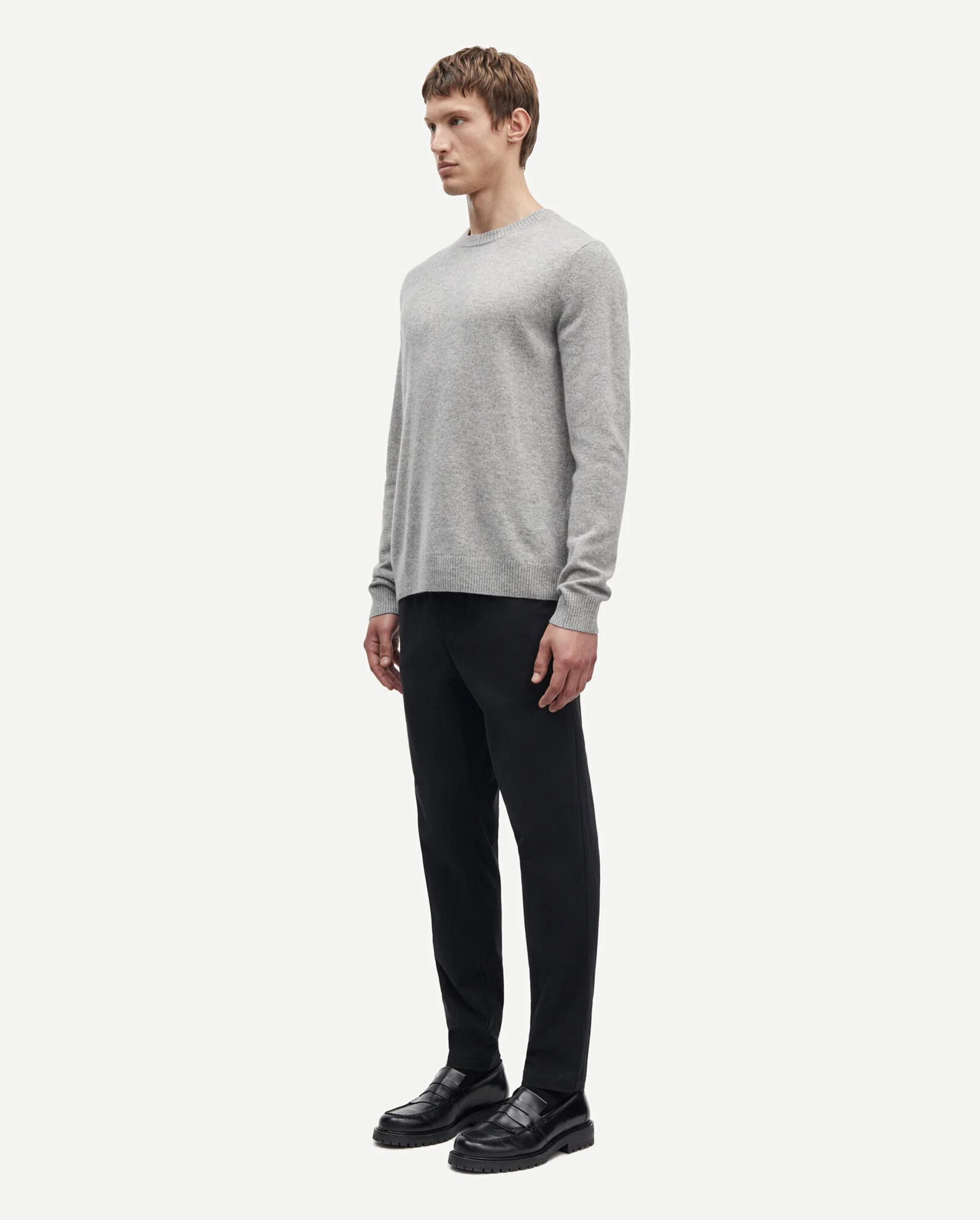 NOBIS CREW NECK 6304 / GREY MELANGE - Image 3