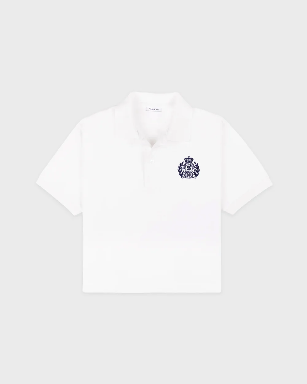 NY CREST PIQUE POLO / WHITE - Image 4