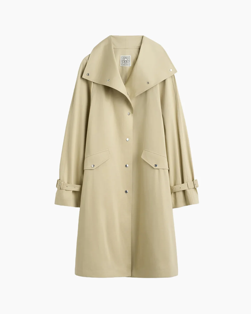 OVERSIZED COTTON TRENCH / BEIGE - Image 6