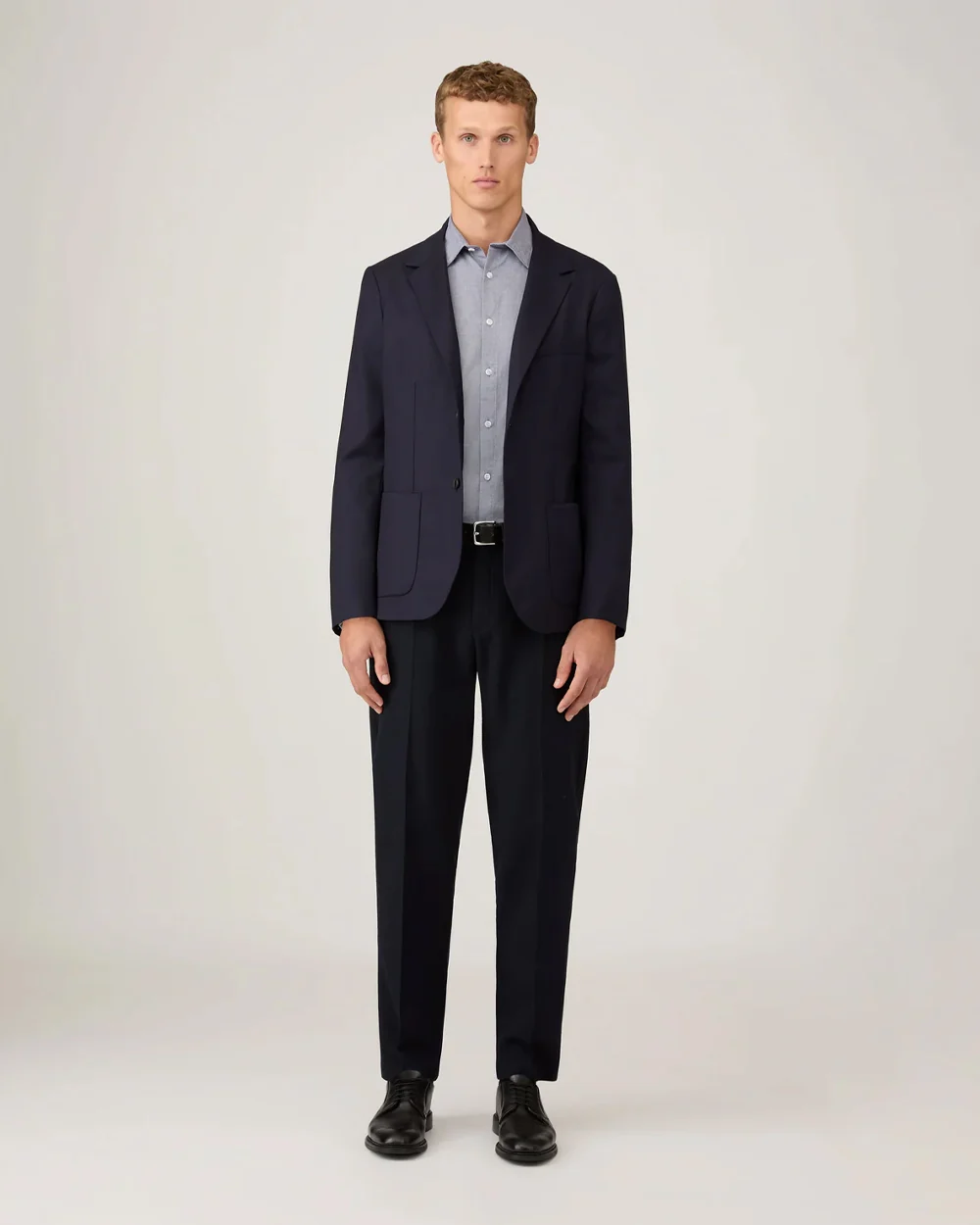 OXFORD STRIPE SHIRT / WHITE NAVY OXFORD STRIPE - Image 2