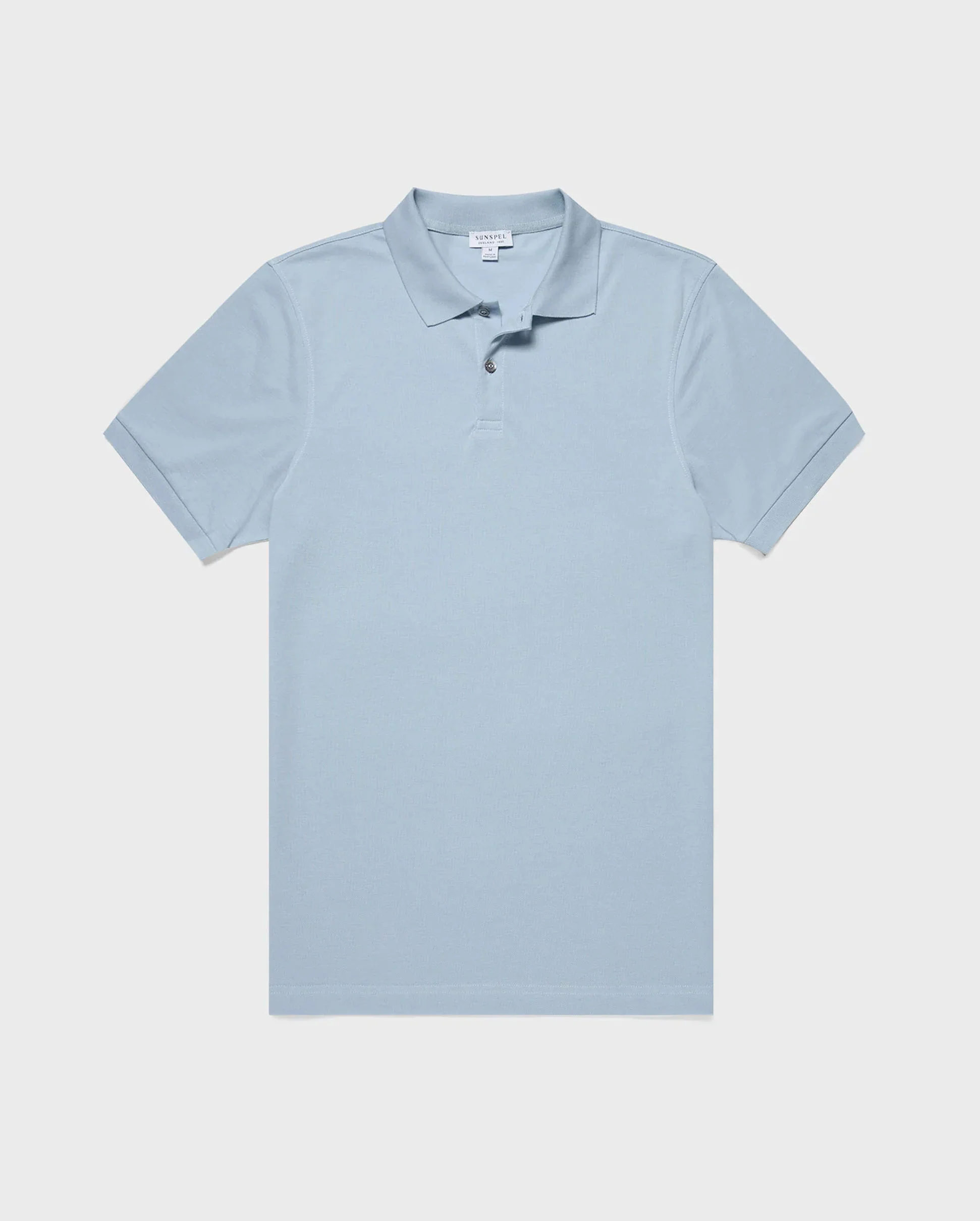 PIQUÉ POLO SHIRT / BLUE MIST - Image 6