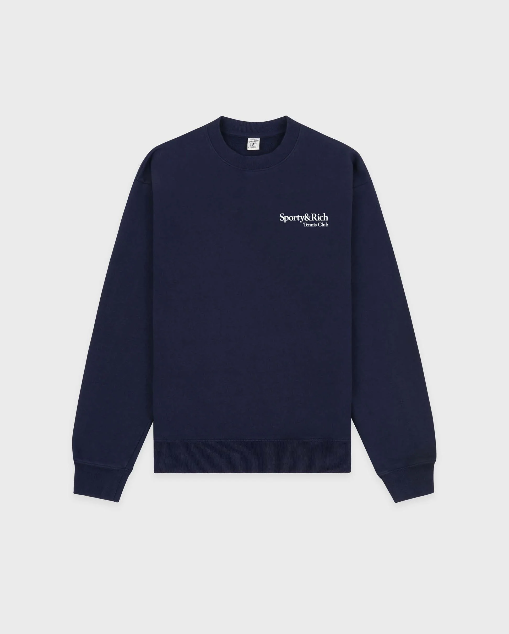 PLAY TENNIS CREWNECK / NAVY WHITE