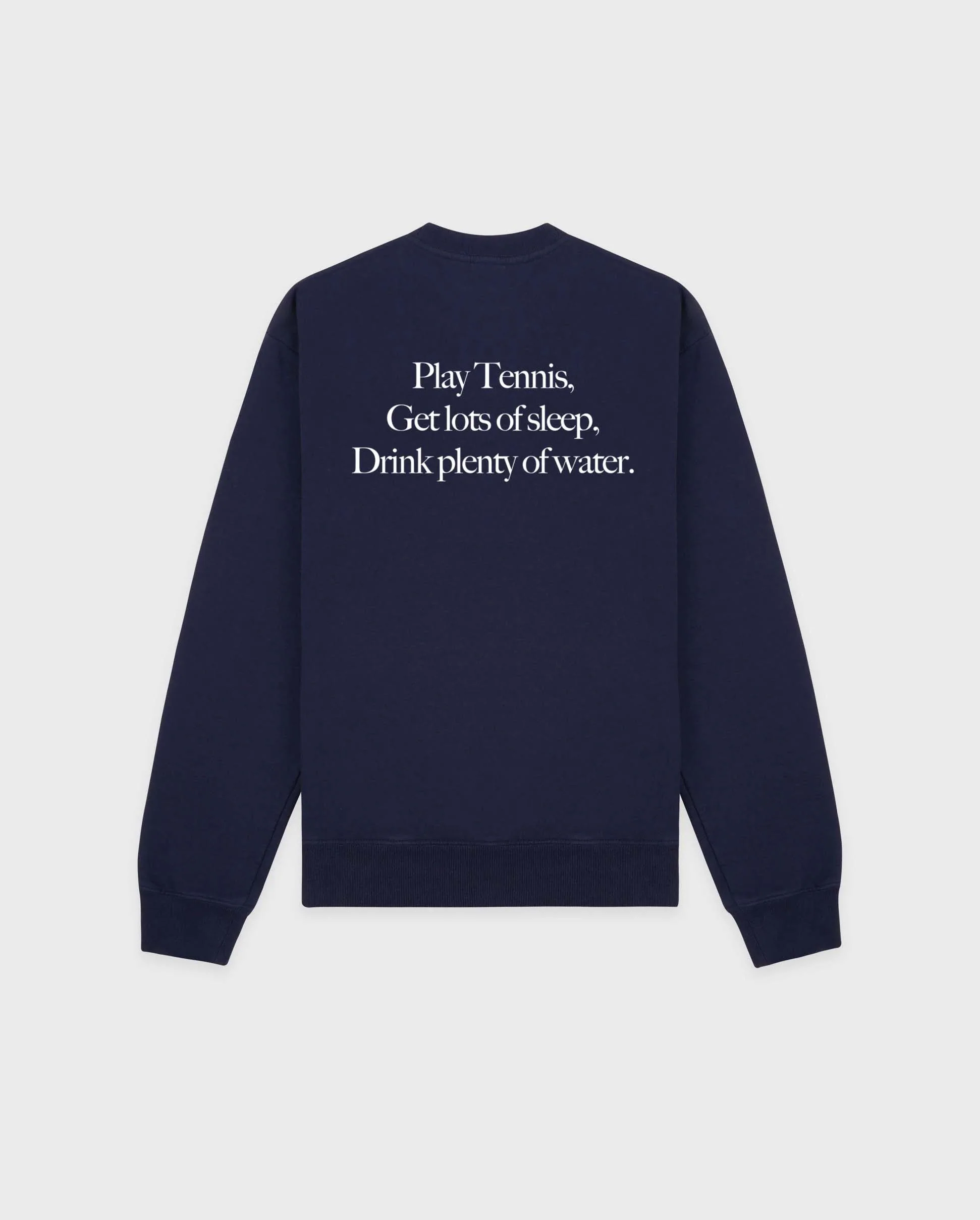 PLAY TENNIS CREWNECK / NAVY WHITE - Image 2