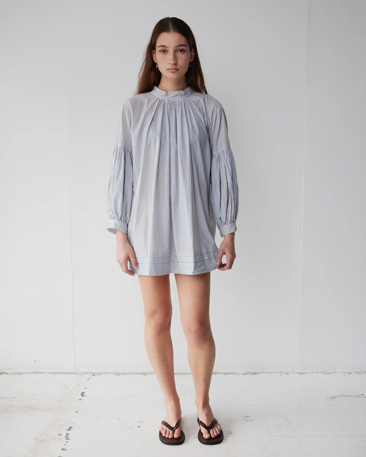 PREACHER MINI DRESS / PINSTRIPE - Image 3