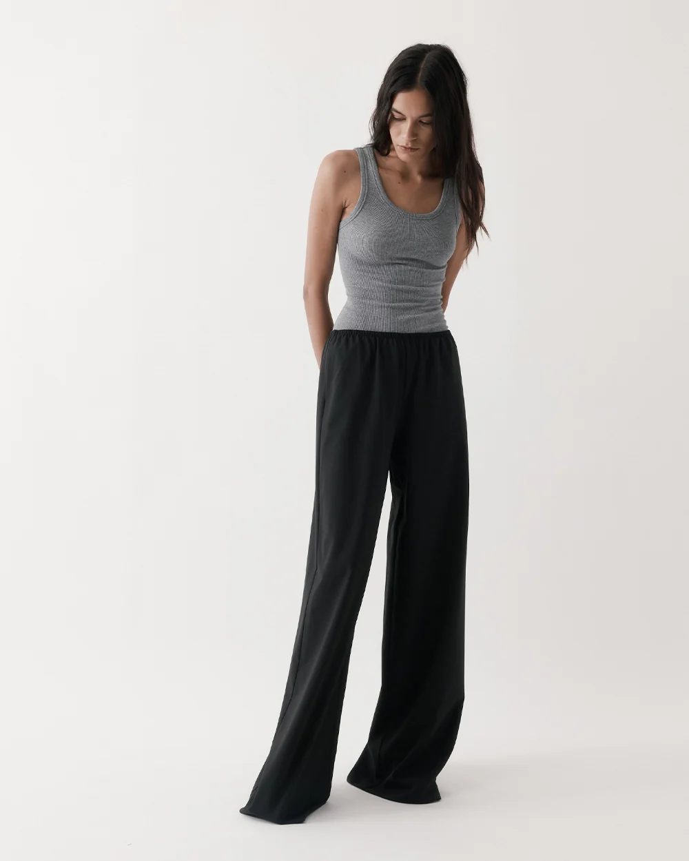 PULL-ON TROUSER / BLACK - Image 2