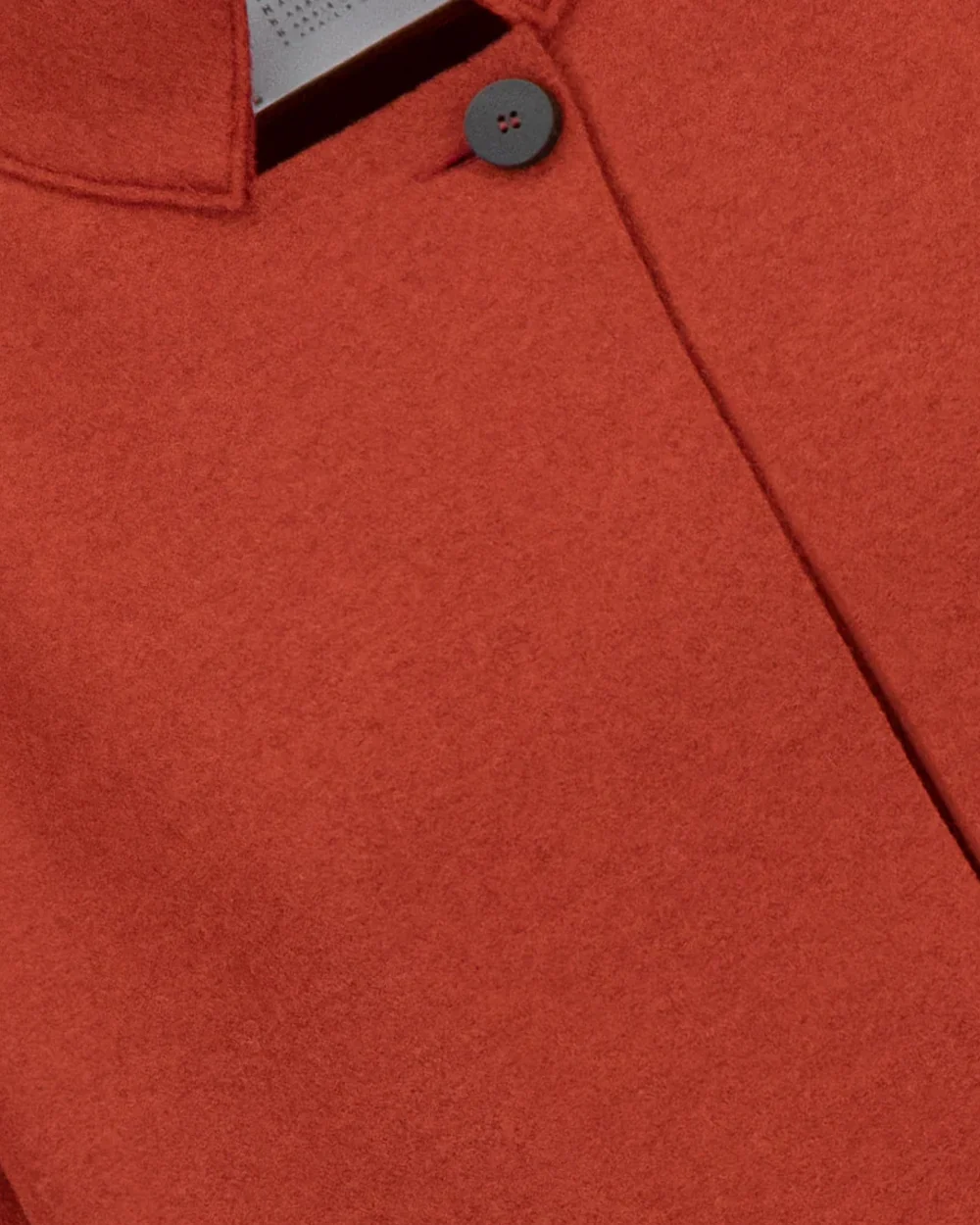 RAGLAN CAPE PRESSED WOOL / ROYAL RED - Image 5
