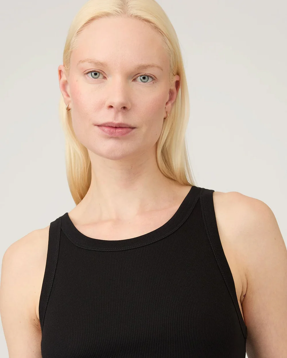 RIB VEST / BLACK - Image 4