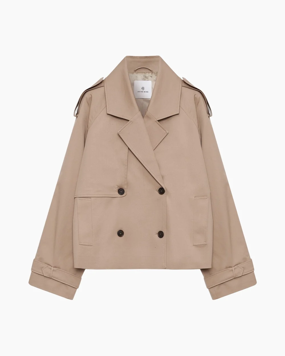RICKIE CROPPED TRENCH / BEIGE - Image 3