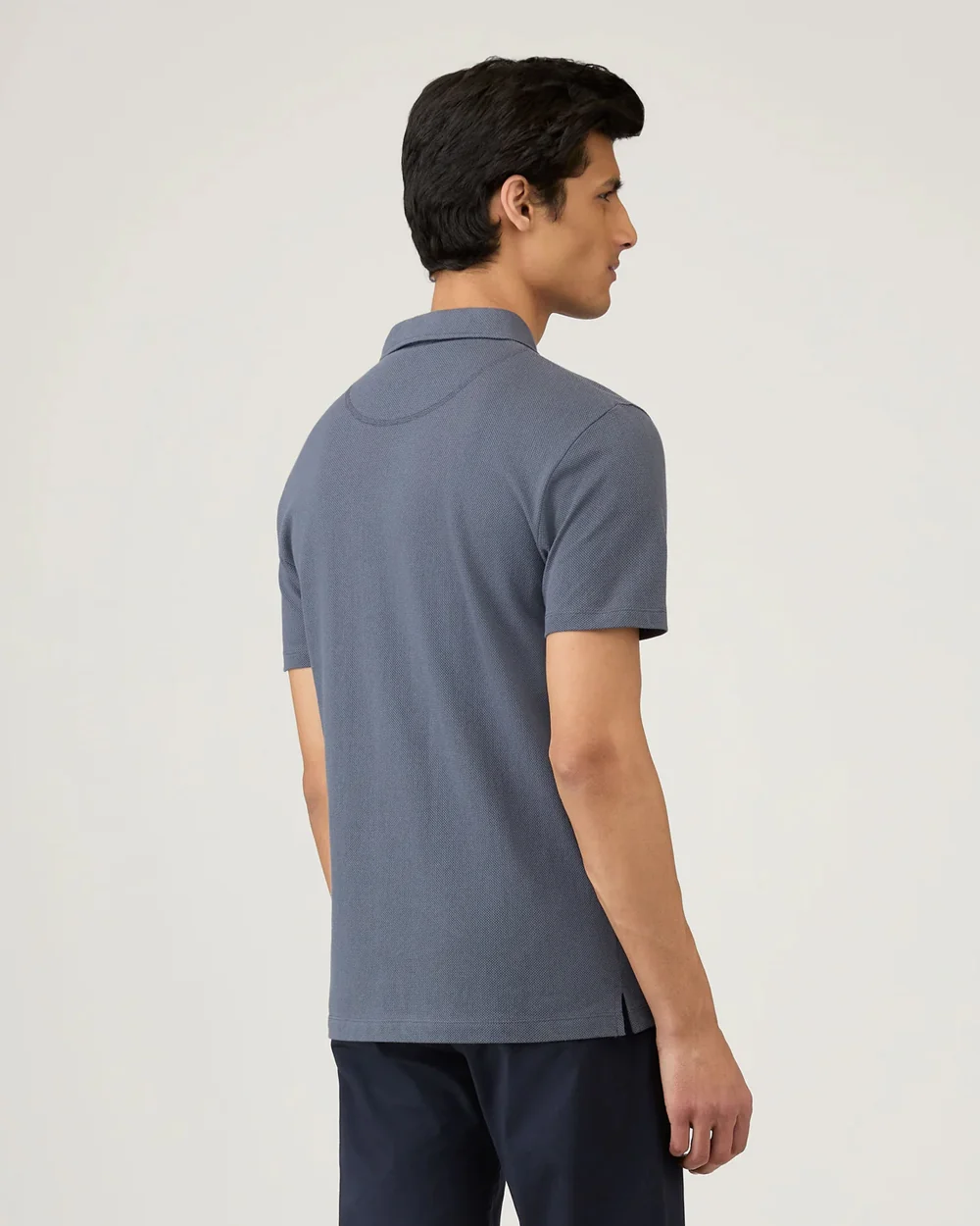 RIVIERA POLO SHIRT / BLUE SLATE - Image 3