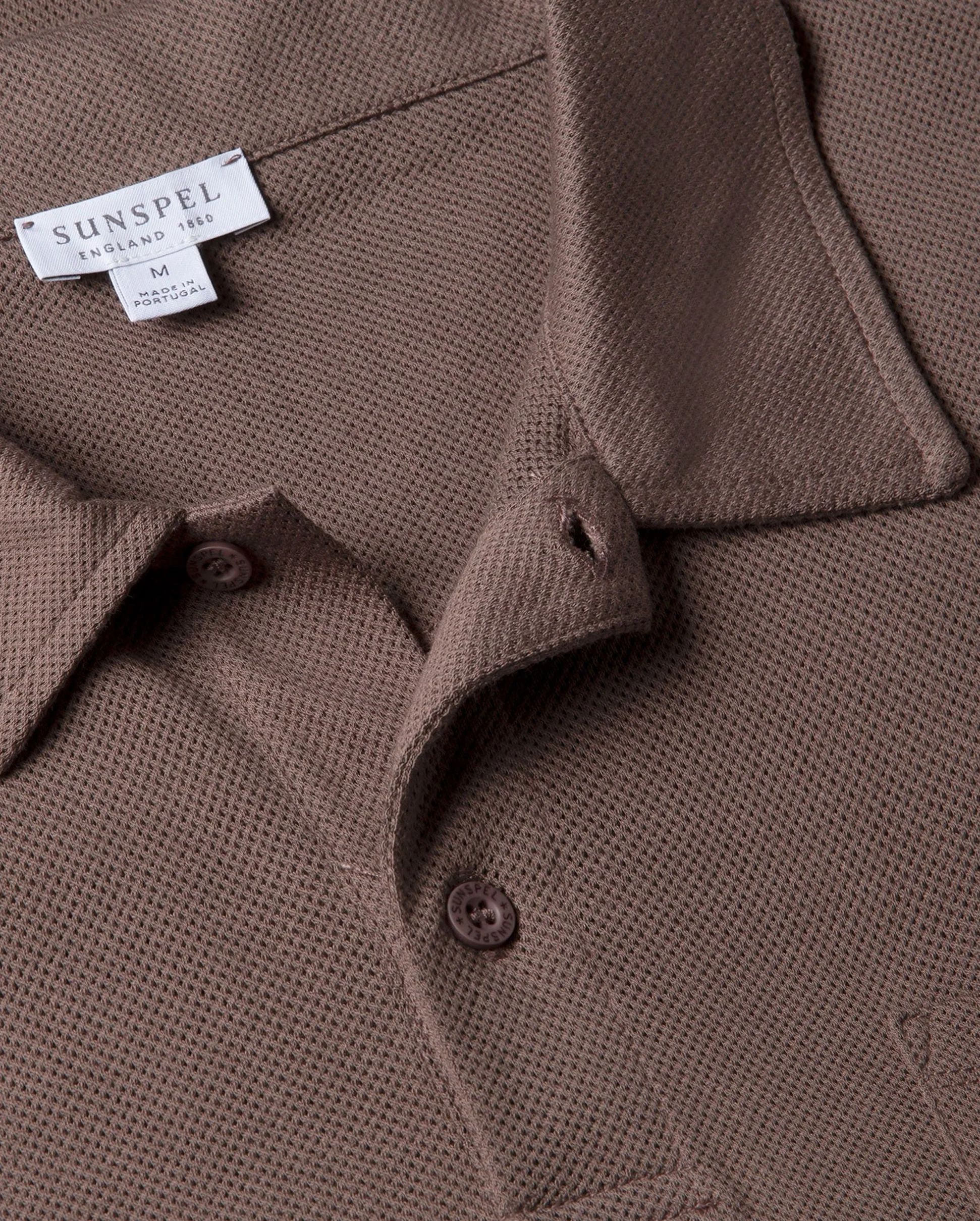 RIVIERA POLO SHIRT / WALNUT - Image 4