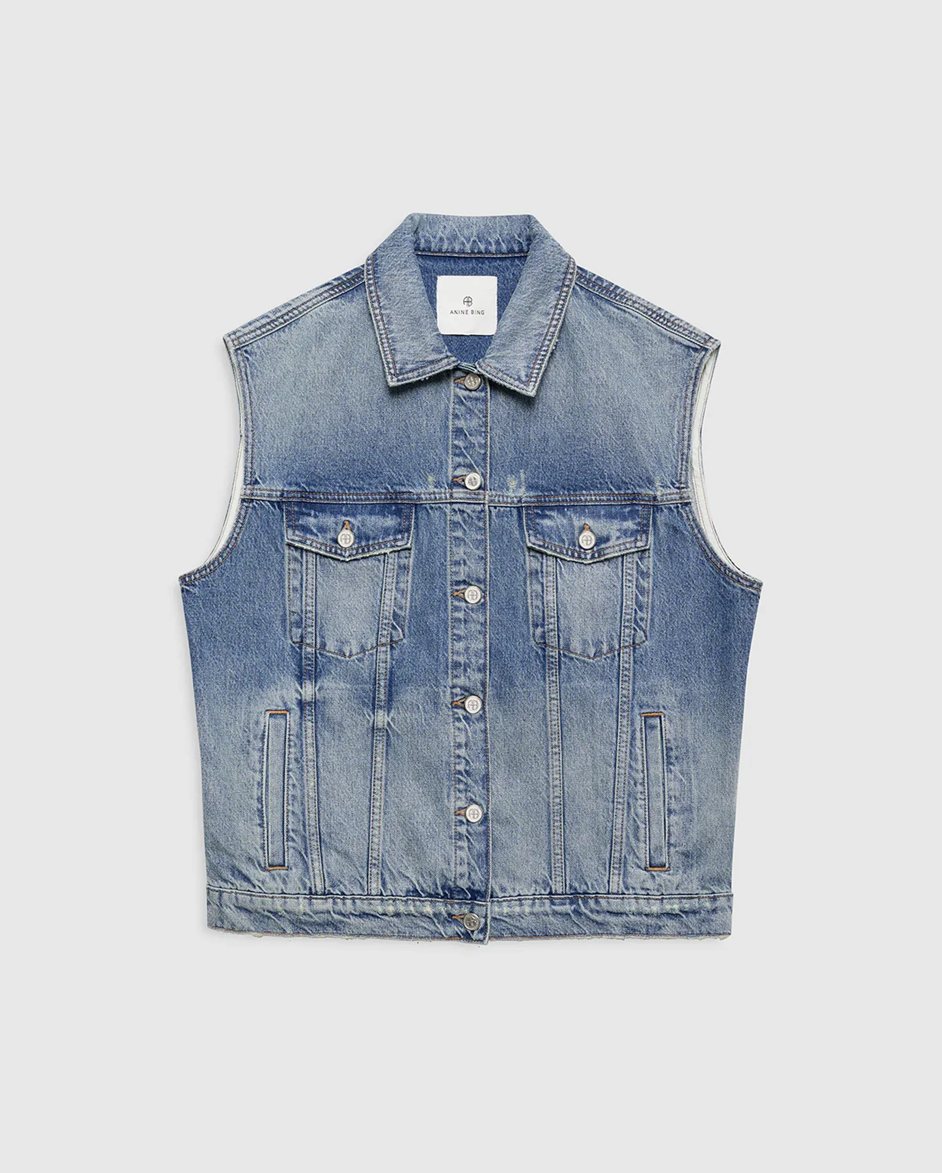 RORY VEST / SUMMER INDIGO - Image 6