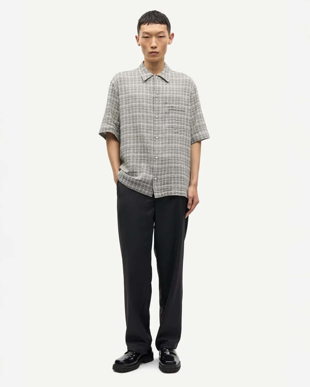 SAAYO P SHIRT 15970 / BLACK CH. - Image 5