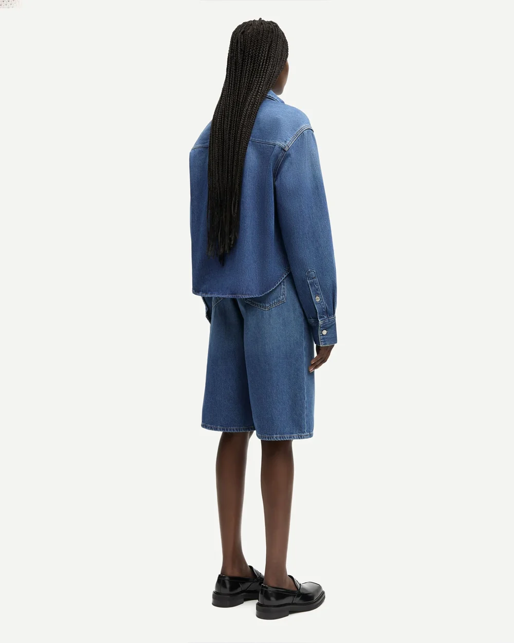 SACELIA SHIRT 15893 / FLUID DENIM - Image 5